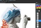 edit background foto online