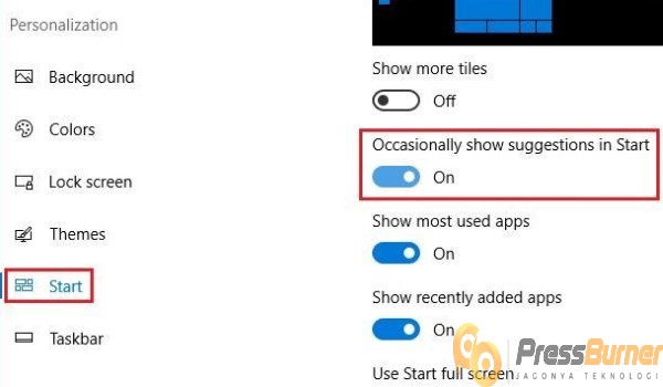 Cara Menghapus Iklan Pada Windows 10