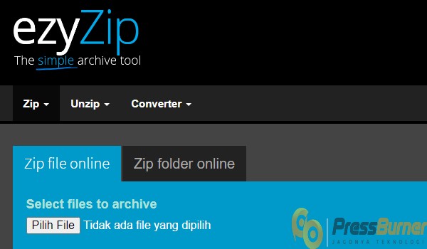 Melalui Situs Ezyzip.com