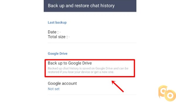 Membackup Chat Line dari Android ke iPhone Menggunakan Bantuan Google Drive