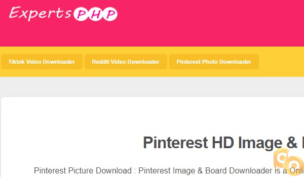 Download Gambar di Pinterest dengan ExpertsPHP