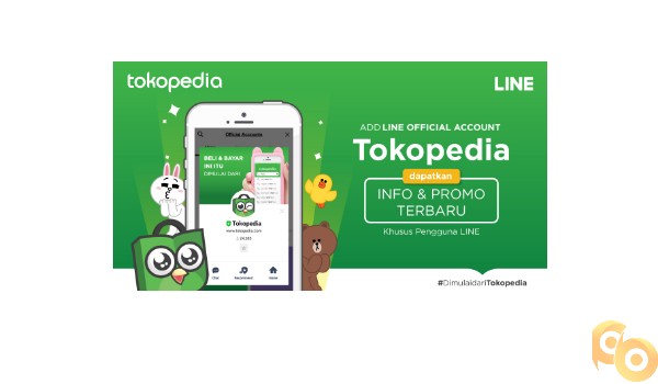 Mendapatkan Koin Line dengan Download Featured Tokopedia