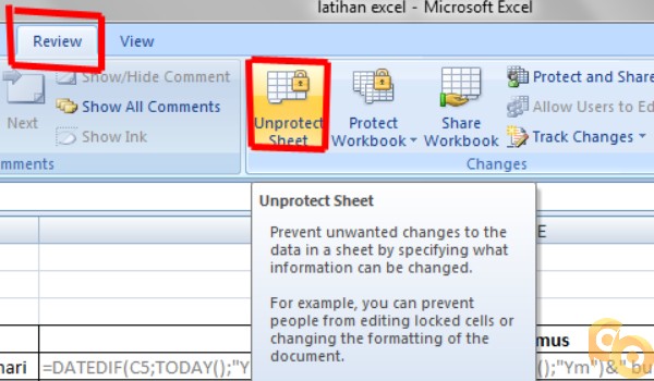 Impor file Microsoft Excel yang dilindungi kata sandi