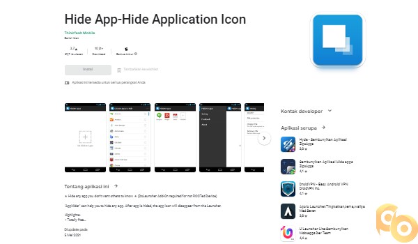 Cara Cepat Menyembunyikan Aplikasi HP Samsung melalui Hide App