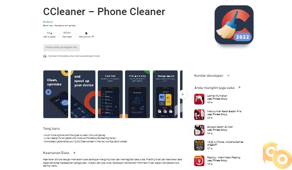 Menghapus Aplikasi Bawaan Menggunakan Ccleaner