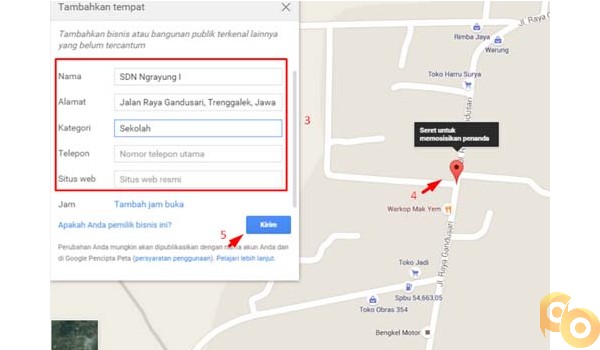 Cara Mendaftarkan Alamat di Google Map Melalui Browser