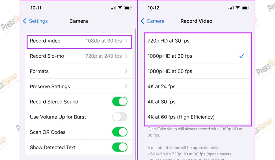 Cara Mengubah FPS Video di Iphone