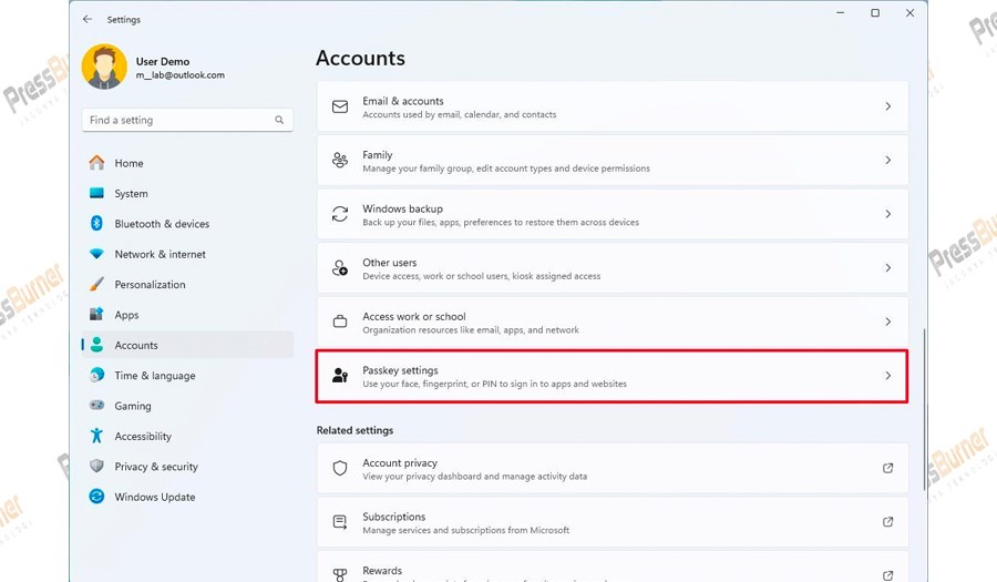 Cara Membuat Passkey untuk Akun Google di Windows 11