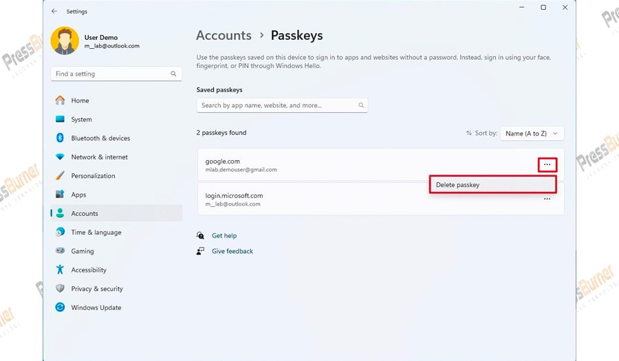 Cara Membuat Passkey untuk Akun Google di Windows 11