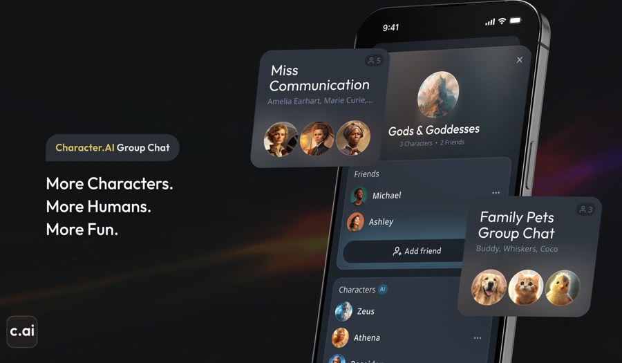Character AI Menghadirkan Obrolan Grup AI