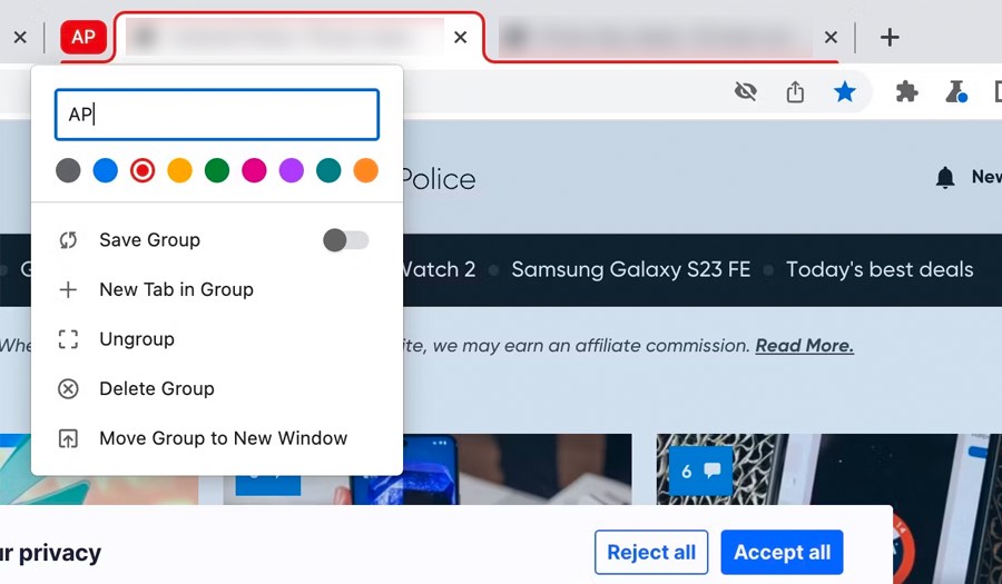 Google Chrome 119 Beta