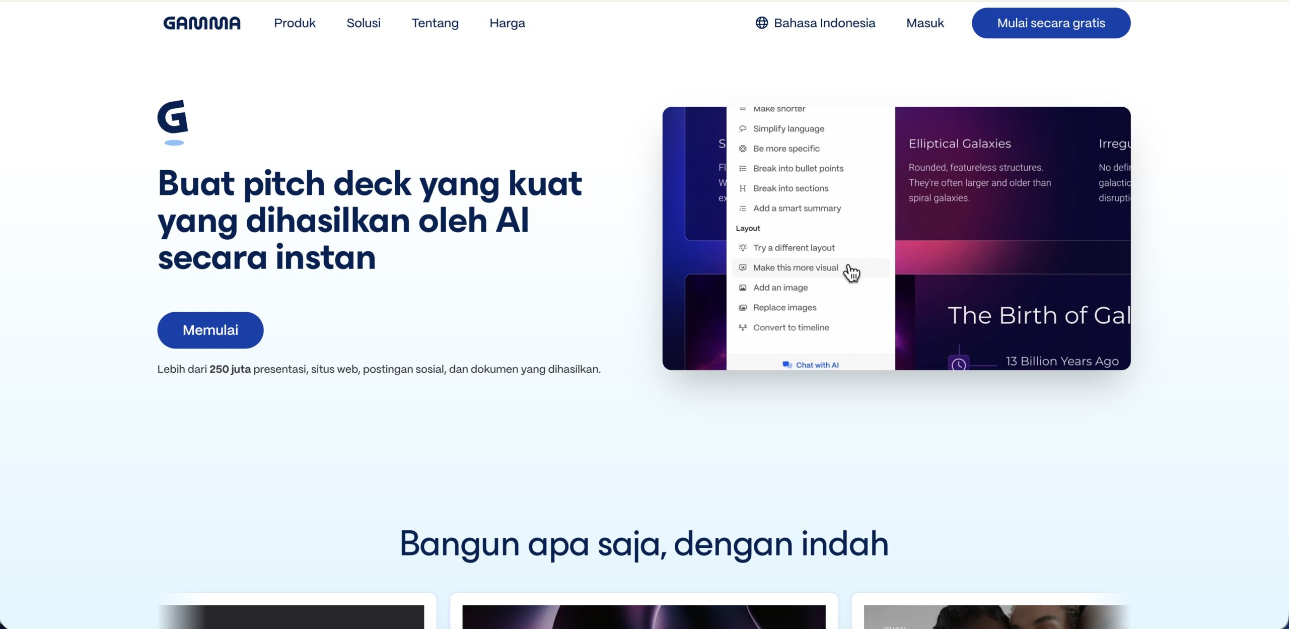 aplikasi ai pembuat presentasi otomatis gratis bahasa indonesia